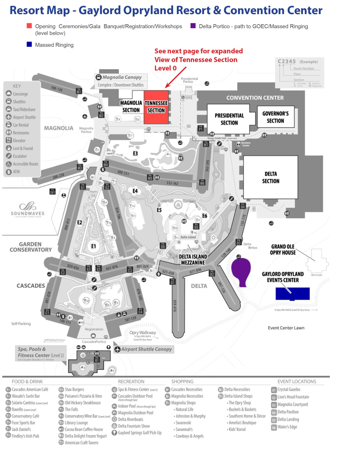 Gaylord Convention Center Map International Handbell Committee   GaylordResortMaps 1 2 1161x1536 